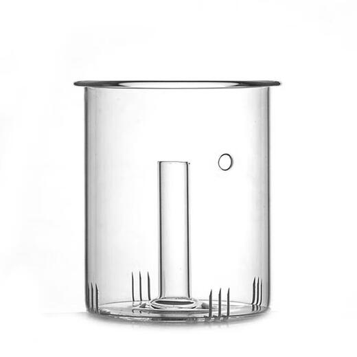 
Enshousu glass tea leak glass lid inner liner teapot accessories can be fitted with pot lid cup lid gland filter tea leak PJ-11975 steaming and cooking integrated tea steaming part