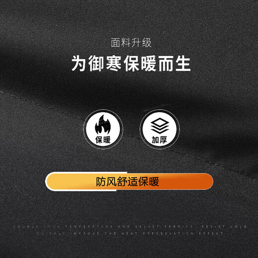 Woodpecker (TUCANO) jacket men's winter velvet thickened warm stand-up collar jacket men's middle-aged and elderly men's clothing gifts for dad during the holidays