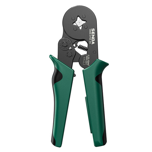 Shengda household crimping pliers cold-pressed terminal pliers bare terminal wiring pliers labor-saving ratchet self-adjusting terminal crimping pliers six-party