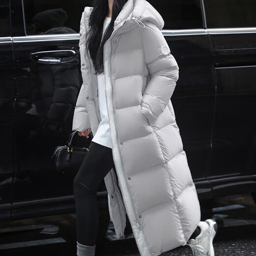 2025 Winter Korean New Style Down Jacket Women's Thickened Warm Puff Style Fashionable Versatile Hooded Jacket Short Style Dark Black M Recommended 110-130 Jin Jin equals 0.5 kg