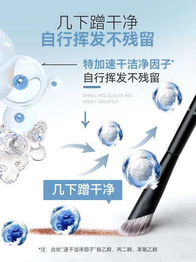 BLJ mark 321 lightning makeup brush cleaning no-wash spray brush cleaner cleaning liquid powder puff cleaning artifact 1 bottle maintenance version 0 pieces 1 piece