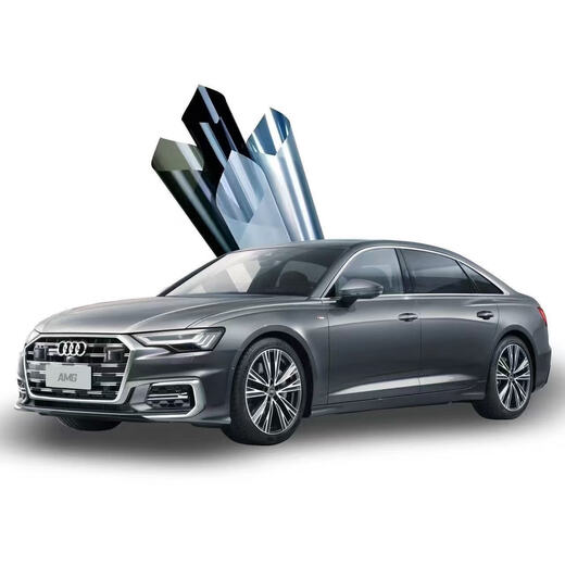 Car film, glass film, explosion-proof film, heat insulation film, sun protection car window film, full car film, solar film, car film, van window film, truck anti-UV self-adhesive, high privacy, deep black, 4 side windows 50cm, 4 meters