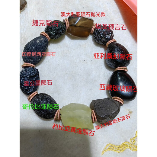 Hanzhu Libyan Pendant Desert Mine Inlaid 925 Silver Customized Pendant Necklace for Men and Women About 10 Grams of Bare Stone