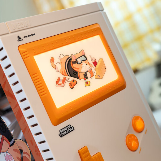 Colorful i5 14600KF/RTX 5060TI/5070TI 5080 graphics card Orange Shadow Orange Orange Cat customized model Game live broadcast design computer host desktop assembly machine Configuration 1 12490F丨16G丨512G丨5060