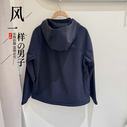 FILA 25 winter men's casual woven velvet hooded jacket A11M541706FBK FBK M