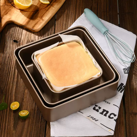 Yusen Yi Ancient Morning Flavor Bottom Mold Sticky Plate Heightened and Deepened 6-Square Cake 9-Inch Use Live Bake Oven Home-8 Baking 8-Inch Square Heightened Ancient Morning Mold-36cm Oilcloth