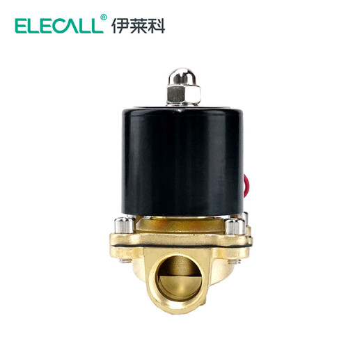 ELECALL solenoid valve copper water valve oil valve air valve water inlet valve normally closed type 2W-160-15 (4 points) DC24V