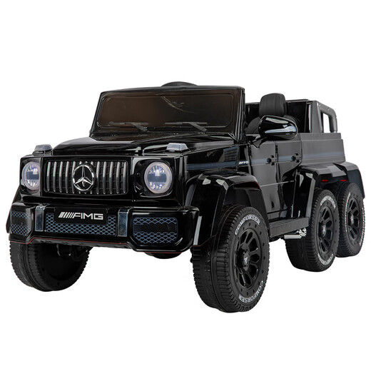 EMICRO children's electric car big g four-wheeled with remote control toy car can sit people off-road car men and women baby stroller black/four-wheel drive 12V7 + multi-function central control + can sit adults electric drive