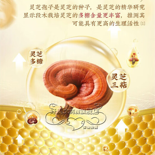 Пекинский порошок спор ганодермы Tongrentang для повышения иммунитета, подарки для посещения, послеоперационная подарочная коробка для подарков для людей среднего и пожилого возраста, 2 коробки