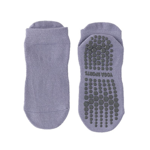 Gu JIN same factory antibacterial cotton yoga socks for women breathable deodorant short socks indoor Pilates socks 5 pairs - light tea + green + beige + white + light blue one size fits all antibacterial and non-slip