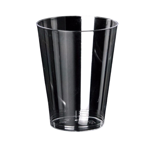 Kangenjia disposable hard transparent plastic cup aviation cup thickened household commercial space cup wine tasting cup straight 200ML thickened aviation cup 25 pieces