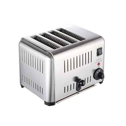 Youpin ecological chain same style Youpin toaster toaster commercial 4-piece 6-piece toaster heating machine automatic bouncing four-piece three-piece set with dust cover + baking