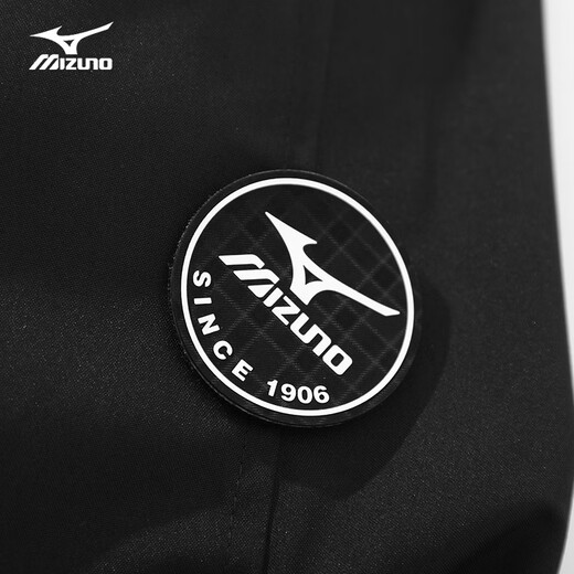 Mizuno outdoor jacket men's three-in-one jacket tops windproof and warm detachable mountaineering jacket for couples, black L