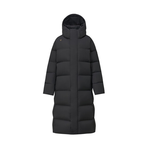 DESCENTE WOMEN S SKI STYLE series women's waterproof long goose down jacket BK-black M (165/84A)