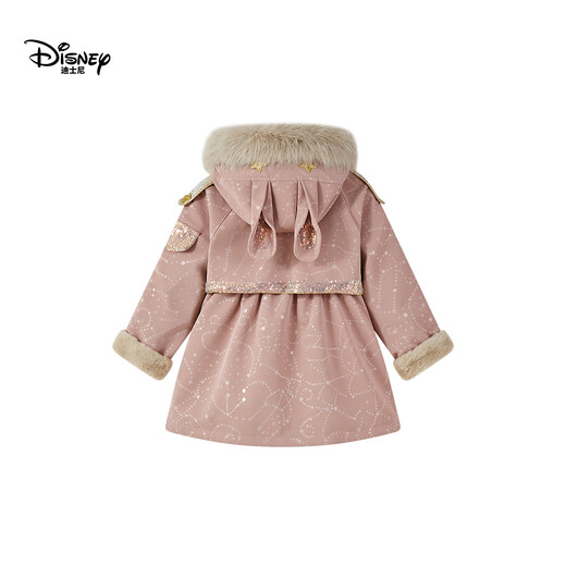Disney Baby Girls Jacket Autumn and Winter 2026 New Children's Zootopia Hooded Jacket Thickened Children's Clothes Cotton Clothes