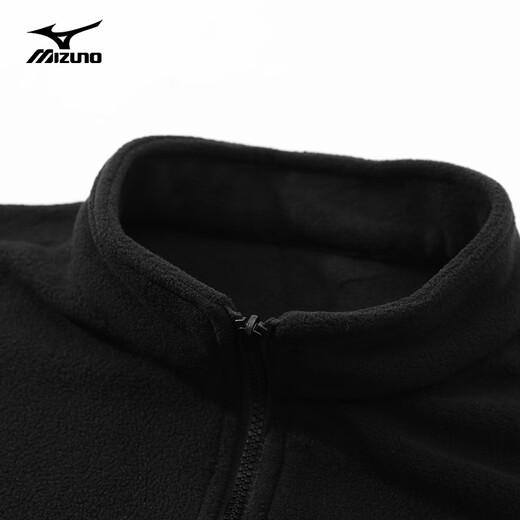 Mizuno outdoor jacket men's three-in-one jacket tops windproof and warm detachable mountaineering jacket for couples, black L