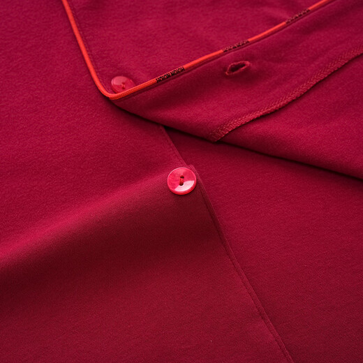 Catman Red Pajamas Couple Outfits for One Man and One Woman Autumn and Winter Wedding Year of the Zodiac Year Pure Cotton Long-Sleeved Home Clothes Set 1255 Men Last Forever L Women 100~120 Jin Jin equals 0.5 kg Men 105~135 Jin Jin equals 0.5 kg