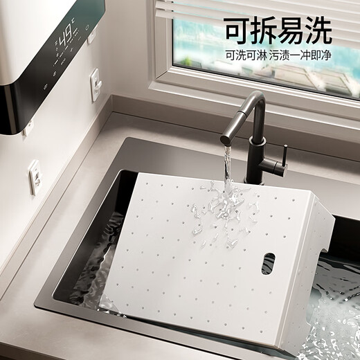 MNICN kitchen perforated plate storage rack wall-mounted magnetic pipe concealing decorative cover hook gas water heater shield cover can open the door hole style shield free hook 6 width 38 height 40 depth 17