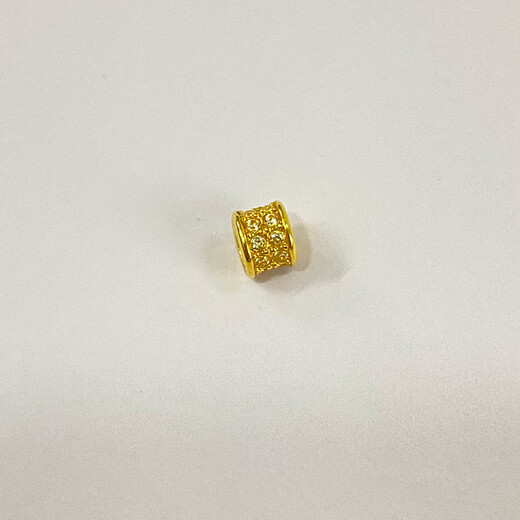 18K gold pendant running ring color gold rose gold au750 classic running ring pendant accessories DIY 4M running ring