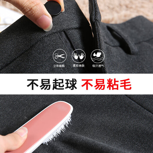 JIL ANON Shorts Women's Autumn and Winter Outerwear Winter 2025 New Slim Wool Thick Loose High Waisted Wide Leg A-Line Boot Pants Gray S 26