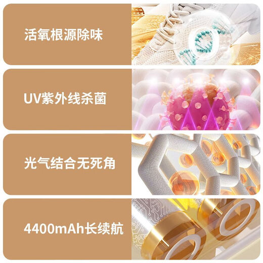 FIEEMOO Multifunctional Smart Shoe Disinfection, Sterilization, Deodorization, Shoe Dryer, Wet and Dry Shoe Changing Bench, Ozone Fungi Killer, Gentleman Gray (Applicable within size 41)