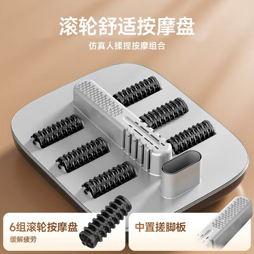 Royalstar Electric Foot Bath Bucket with Calf Constant Temperature Heating and Automatic Massage 2025 Foot Bath Bath Healthy Foot Bath Bucket Massage All-in-one Machine for Women Specially for the Elderly Birthday Gift Touch Screen Simulated Acupressure Foot Action 6 Sets of Double Rollers Smart Constant Temperature Free 30 Bags of Foot Bath Medicine Packs with Order