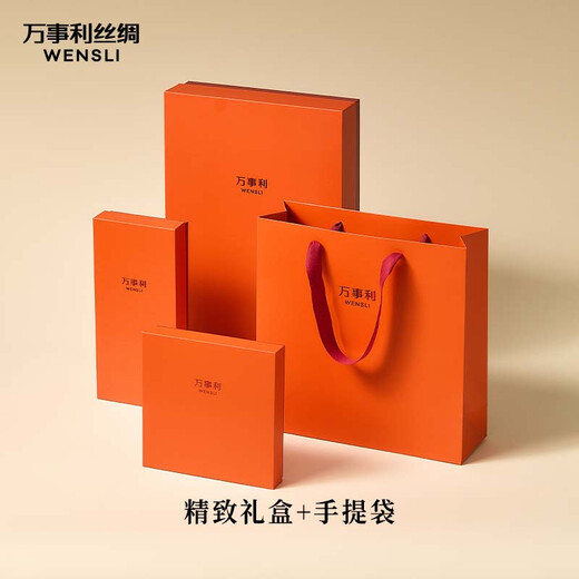 Wanshili cashmere scarf autumn and winter warm scarf men and women fashion shawl gift New Year holiday gift box-Fenghuajin