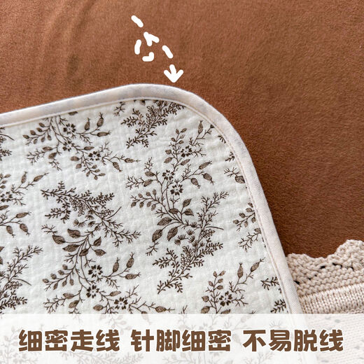 Zhongzhanggui baby diaper pad waterproof breathable washable diaper large size baby diaper sheet aunt pad menstrual mattress Misty Forest + Yula Huayu 2-piece changing set washable 50x70cm
