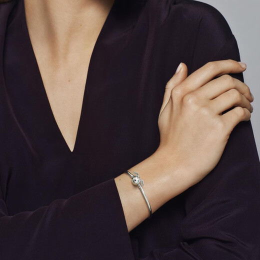 Pandora Moments Harry Potter Series Golden Snitch Chain Bracelet Women's Silver White Silver Brand Original Box 19cm