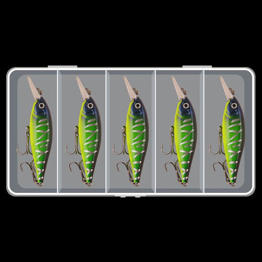 Submersible Minollua Bait White Strip Freshwater Simulated Bait Boxed Fishing Gear Fishing Supplies 2