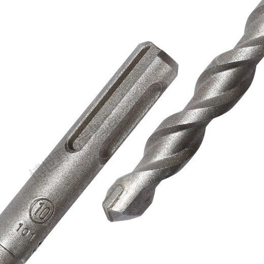 Bosch (BOSCH) extended impact drill bit with two pits and two slots through the wall Dr. electric hammer with round handle and four pits for drilling holes in concrete cement bricks, diameter 8*length 260mm