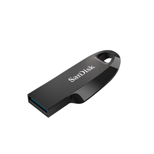 SanDisk 64GB USB3.2 U disk CZ550 black reading speed 100MB/s security encryption data recovery learning office computer car high-speed large-capacity USB flash drive