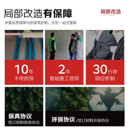 Jingdong Life Home Partial Renovation Reservation Fee Whole House Renovation Life Home Bathroom Renovation Home Improvement Wall Renovation