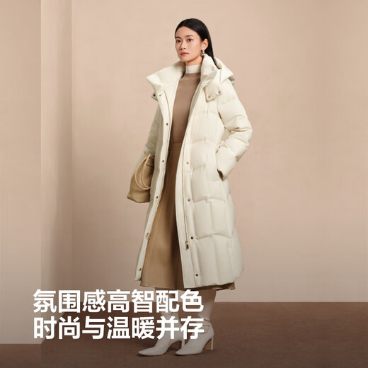 Bosideng Down Jacket Goose Down Women's Extra Long Business Thickened Jacket Best Selling Same Style B250244146
