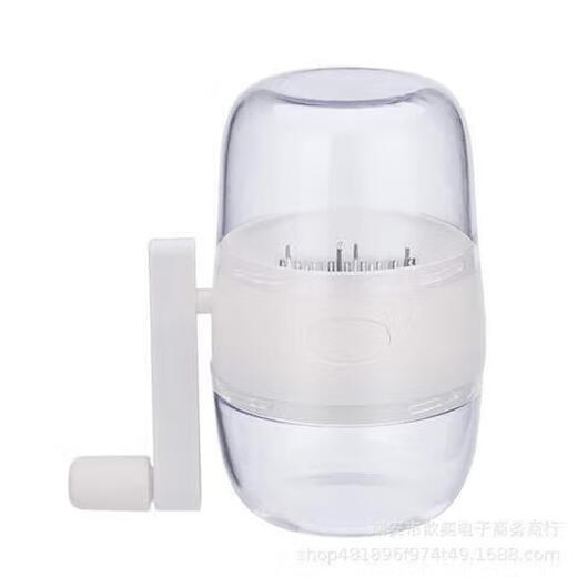 HKNA nut grinder peanut walnut grinding tool home hand-operated garlic grinder baby food grinder white