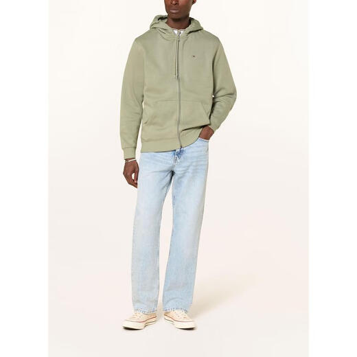 Tommy Hilfiger new men's sweatshirt warm and comfortable cotton black daily casual simple fashion versatile pullover Hellgra one size | XL