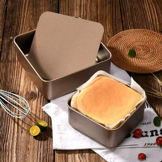 Yusen Yi Ancient Morning Flavor Bottom Mold Sticky Plate Heightened and Deepened 6-Square Cake 9-Inch Use Live Bake Oven Home-8 Baking 8-Inch Square Heightened Ancient Morning Mold-36cm Oilcloth