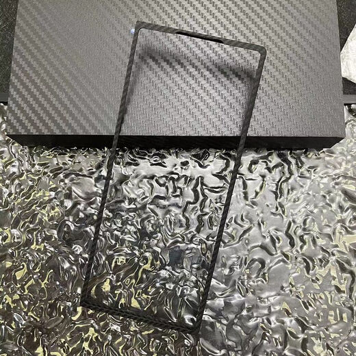 Samsung (SAMSUNG) original quality zfold6 Kevlar aramid fiber material Samsung zfold7 mobile phone case ZFold5 carbon Samsung zfold6 three-piece blue fine lines 600d volcanic hole single back cover