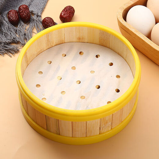 Sailotou food-grade steamer paper buns steamed buns pad paper bottom paper silicon oil-absorbing paper commercial round drawer cloth steaming paper 6 inches 15 points 2 cm 4000 sheets