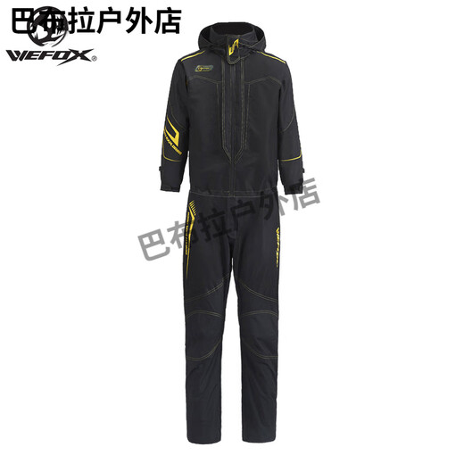 WEFOX WEFOX fishing clothing outdoor jacket sea fishing raincoat breathable waterproof windproof rock fishing suit set WCX-4008_black red_ready in stock XL
