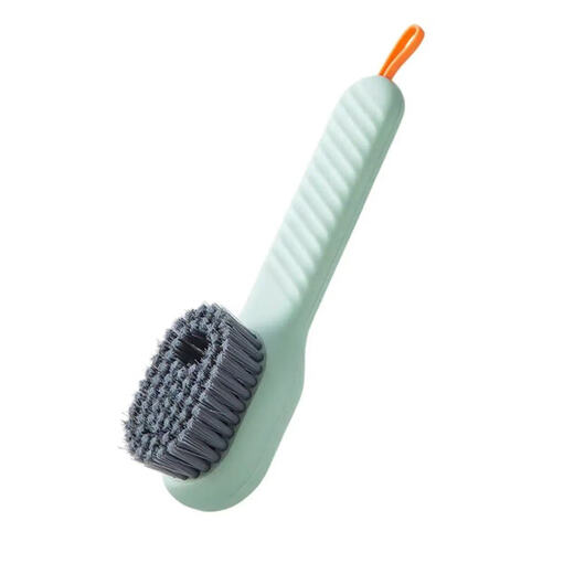 Shoe Brush Multifunctional Shoe Washing Brush Home Press-type Liquid Discharge Soft-Bristled Cleaning Brush Does Not Damage Shoes Other Shoe Accessories 1 Pack Matcha Green