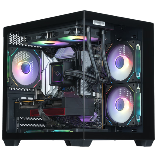 GIGABYTE AMD host 5700X/5600X/5600GT/RX7650GRE/9060XT computer desktop complete game e-sports office design DIY assembly machine with six R7 5700X+RTX5060