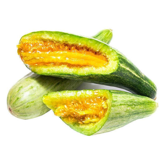 Croissant Melon Seeds, High Yield, Super Sweet Thin Skin Croissant Seeds, Balcony Flower Potted Fruit and Vegetable Seeds, Croissant Seeds, 3 packs of about 300 seeds