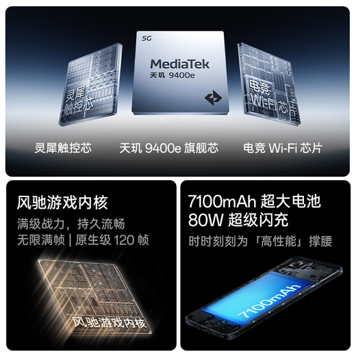 OnePlus exhibition machine Ace 5 racing version Dimensity 9400e Fengchi gaming core performance e-sports camera smart 5g mobile phone Rock Black 16GB + 256GB stand-alone + third-party brand charger + national joint warranty