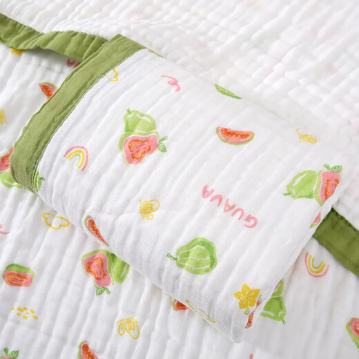 Baby gauze bath towel cover blanket pure cotton absorbent six-layer infant bath towel for newborn children super soft in winter 6-layer gauze wide edge new teddy bear 110*110 1 piece