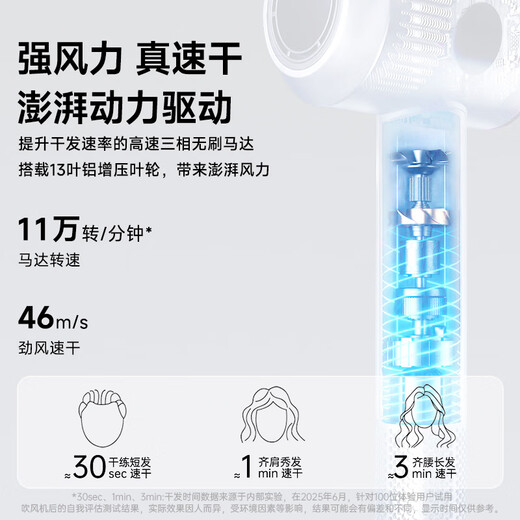 National 3C Certification丨4.5 billion negative ions for hair care Leafless high-speed hair dryer household silent high-power non-harming hair dryer constant temperature hair dryer quick-drying Huaqiangbei Purple-official top version丨4.5 billion hydrating negative ions constant temperature hair care 2025 new style丨top version 1 1 version 1.8 meters long cable gift box