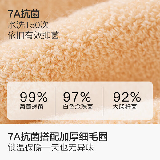 Mianzhuwu's new over-the-knee stockings for women in autumn and winter, warm knee pads, velvet thickening, slimming high thigh socks, combination seven (black + dark gray), one size fits all, 2 pairs, 35-39 over-the-knee pressure, warmth