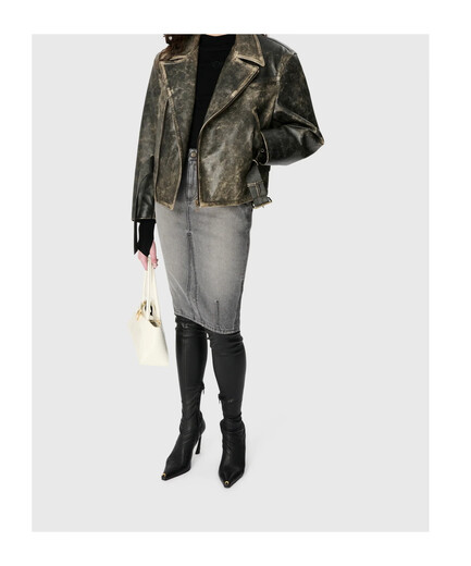 MARINE SERRE 25FW Denim Skirt Women Picture Color WSK126ACDEN0006 20 | EU-38