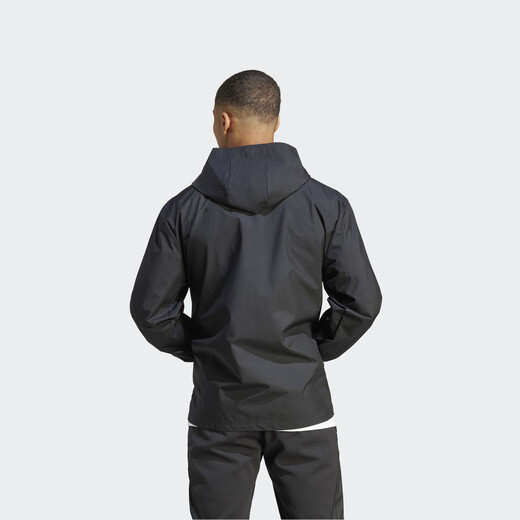 Adidas football training sports hooded jacket men's autumn Adidas official IK4010 black XL