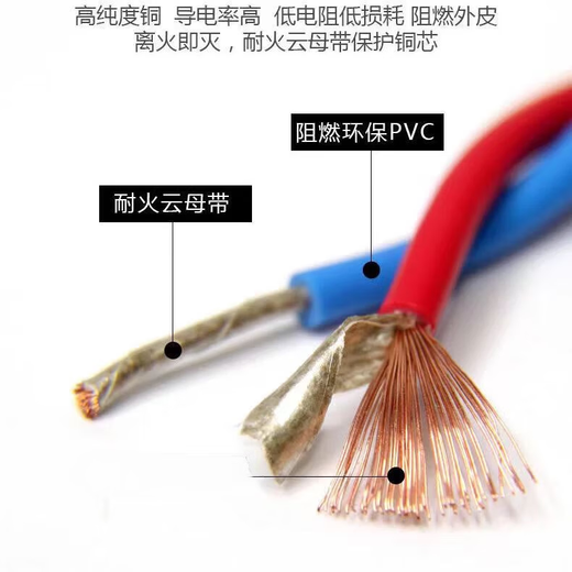 Upper low smoke halogen-free flame retardant ZC-RVS WDZB1-RYJS fire wire twisted pair lighting smoke sense NH-RVS2*2.5